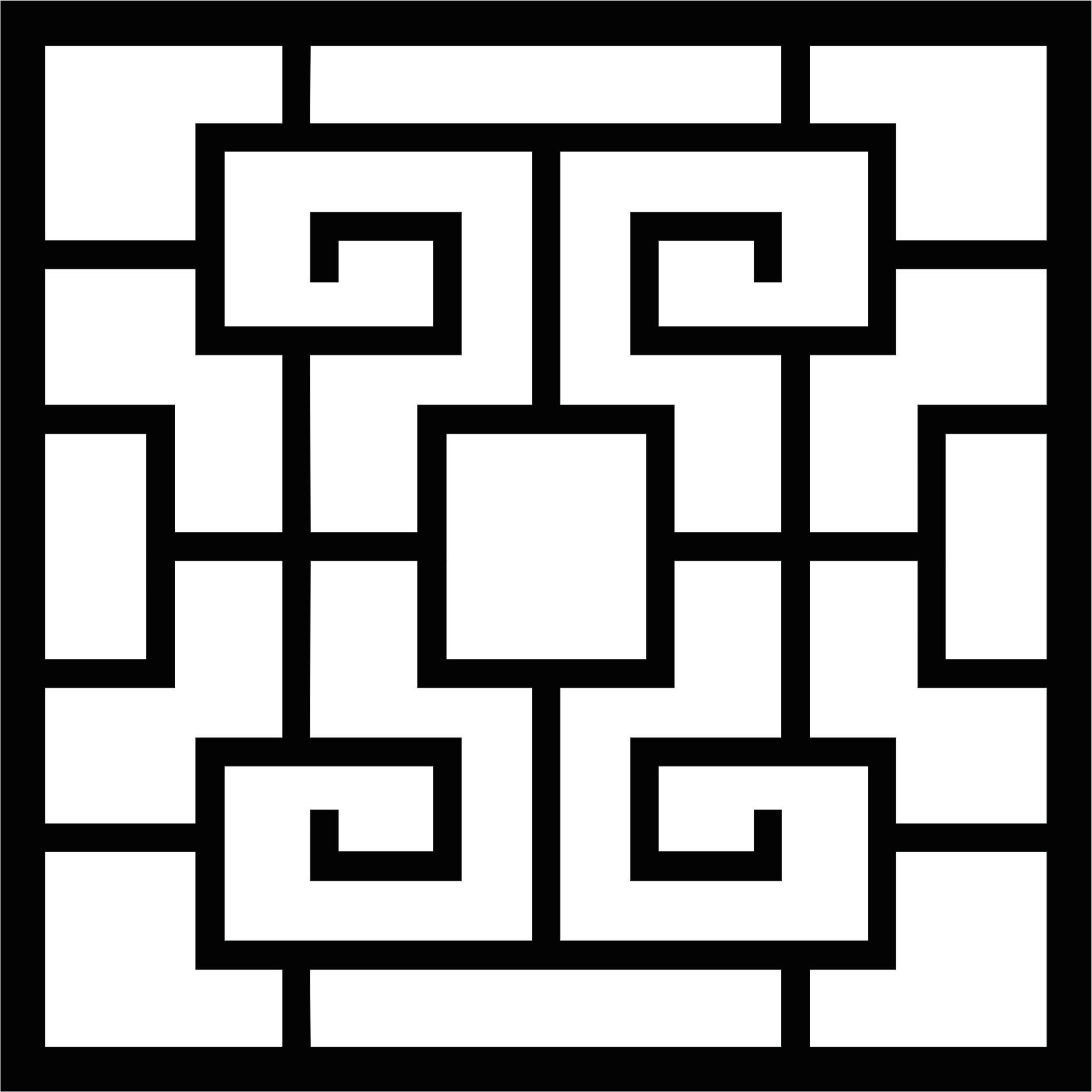 Divider Seamless Floral Lattice Stencil Pattern For Laser Cut Free Vector File