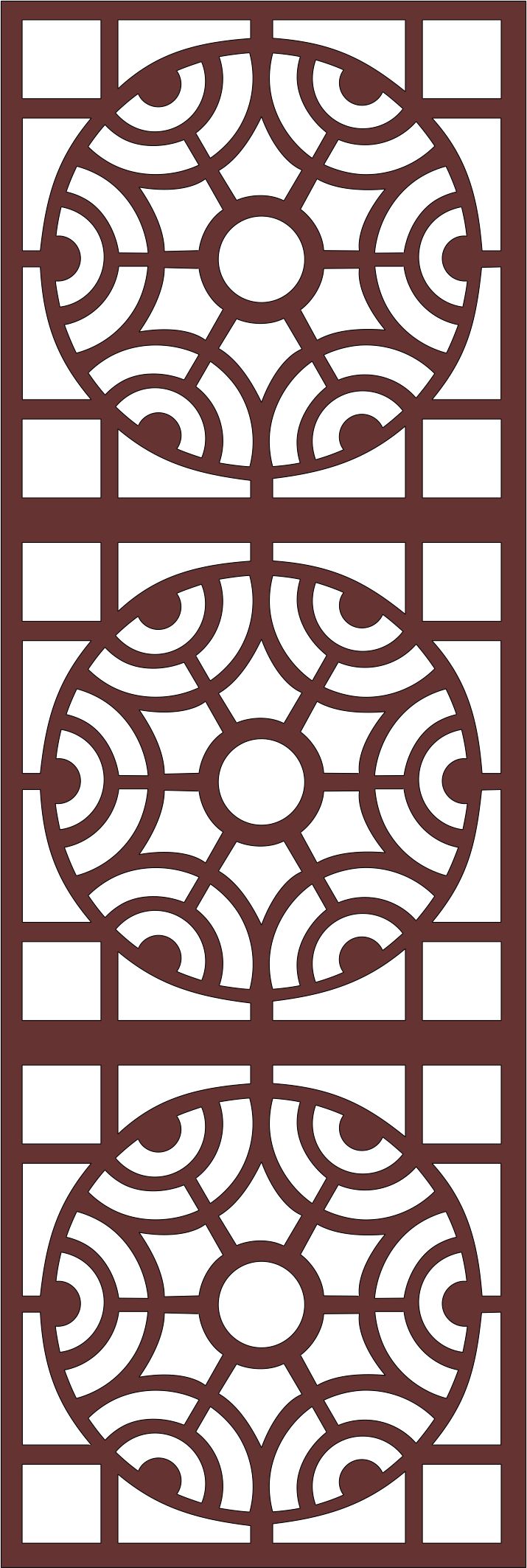 Divider Seamless Grill Pattern For Laser Cutting Free DXF File