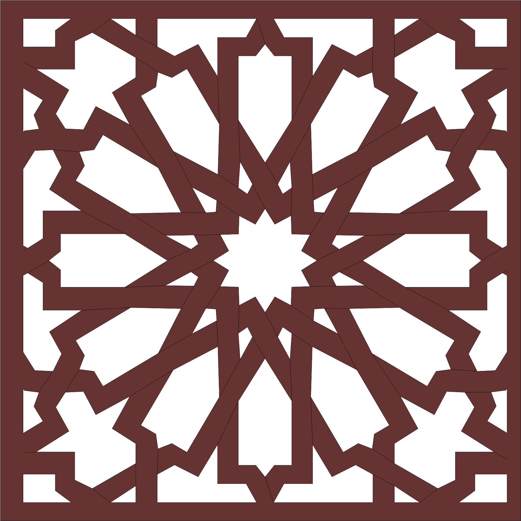 Divider Seamless Lattice For Laser Cut Free Vector File