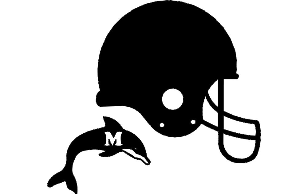 Dolphin Helmet 3d Free DXF File