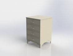 Drawer Cabinet Free DXF File