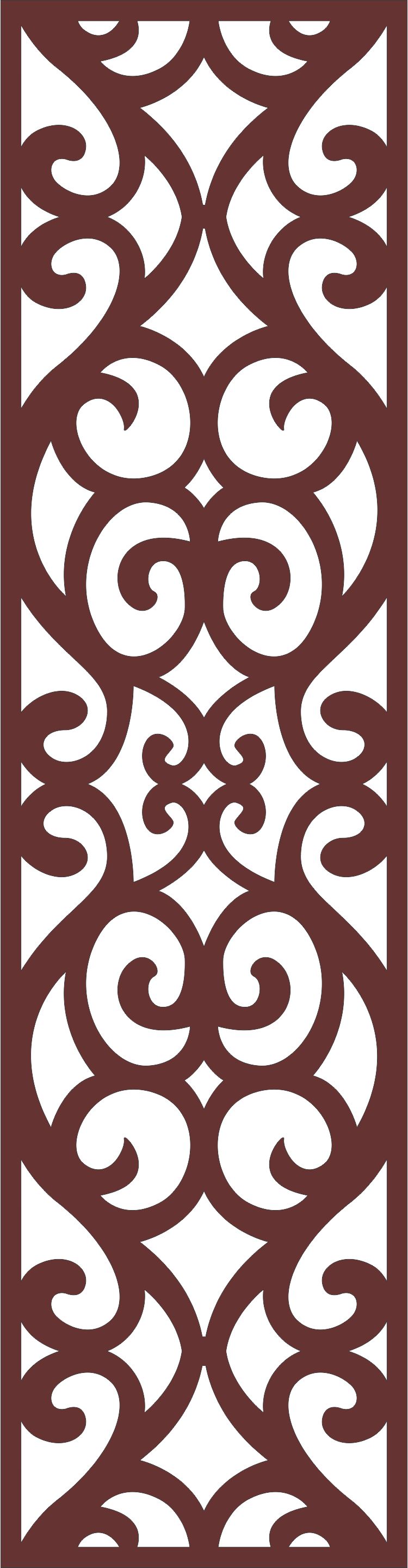 Drawing Room Lattice Seamless Panel For Laser Cut Free Vector File