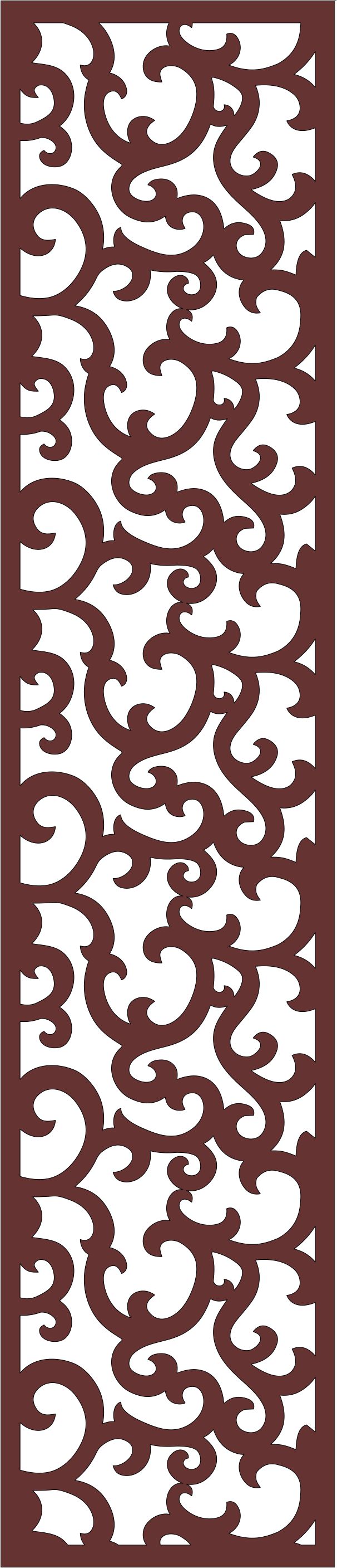 Drawing Room Screen Separator Designs For Laser Cut Free Vector File
