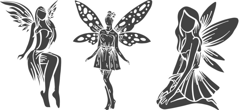 Fairy Set Drawings And Layouts For Laser Cutting Free Vector File