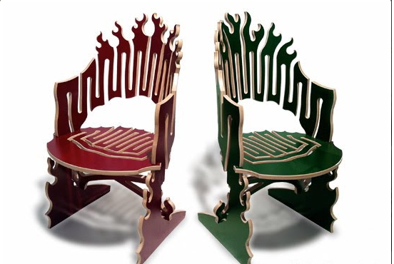 Fancy Chair 04 Free DXF File