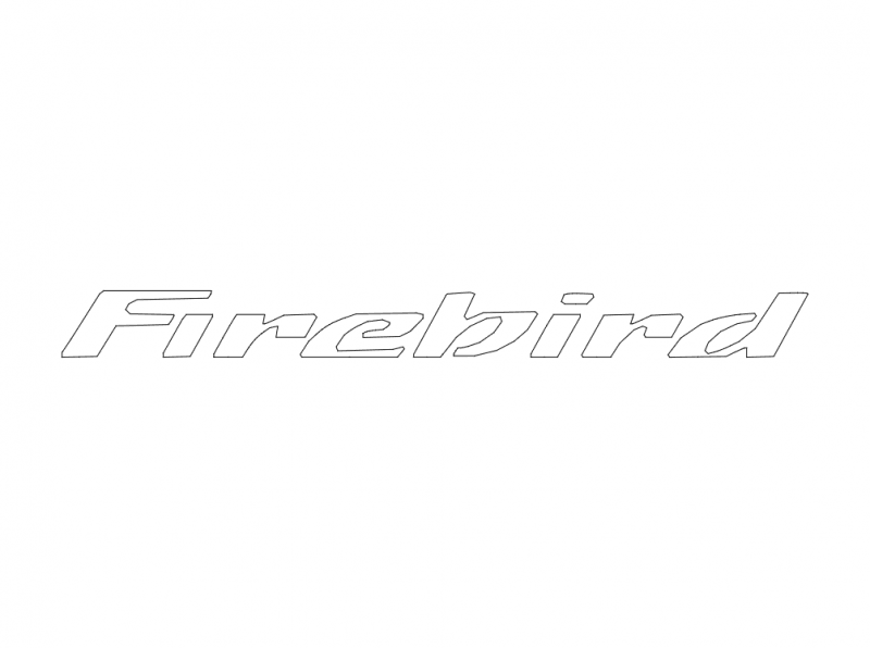 Firebird Logo Free DXF File