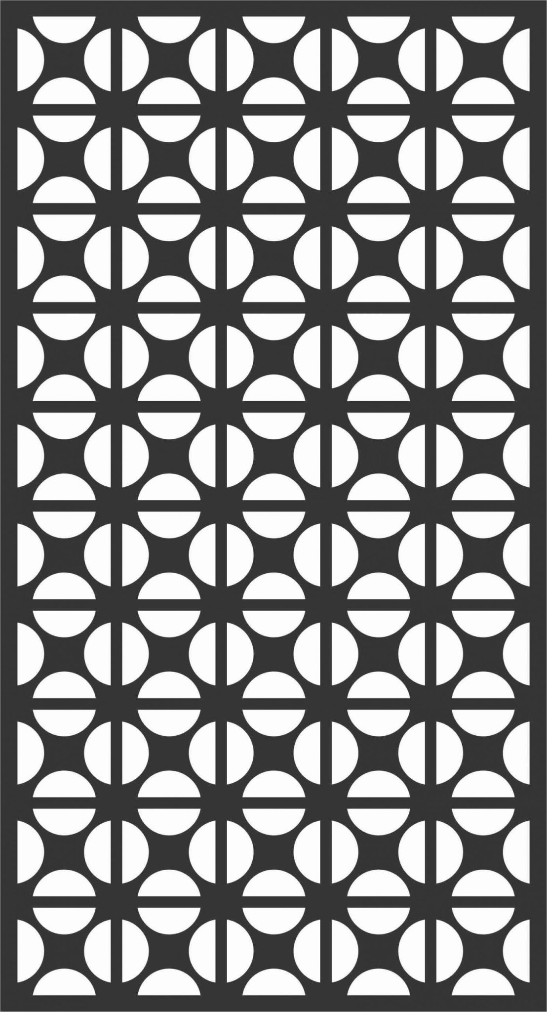 Floral Screen Patterns Design 31 Free DXF File