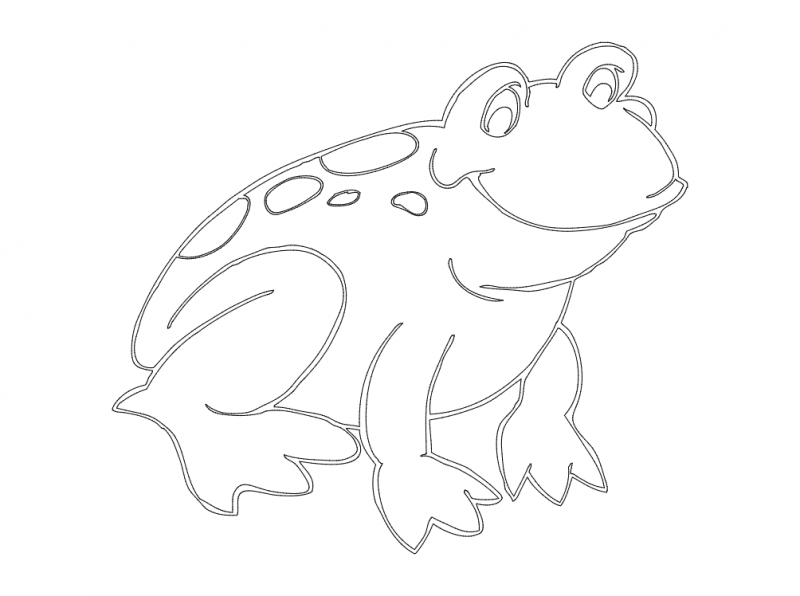Frog Free DXF File
