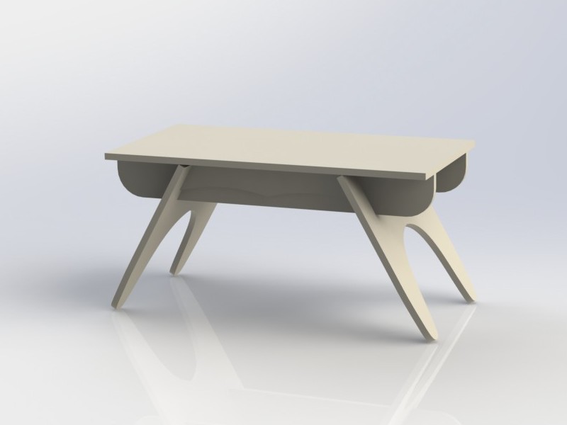 Garden Table Cnc Router Laser Plans Free DXF File