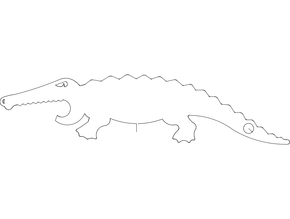 Gator Free DXF File