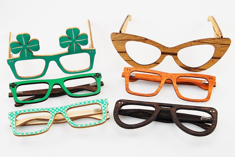 Glasses For Laser Cutting Free Vector File