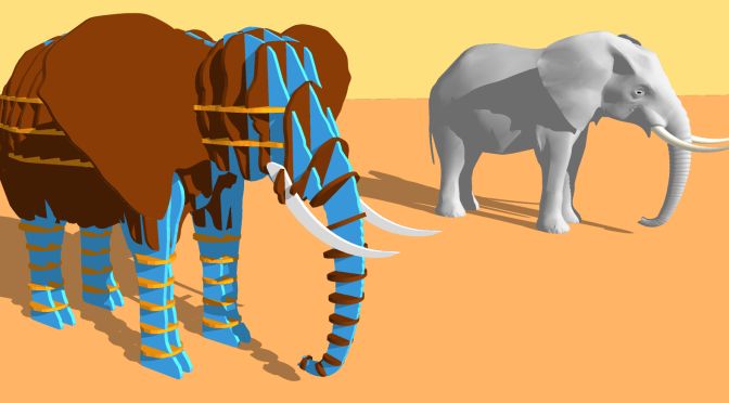 Golova Slona Free DXF File