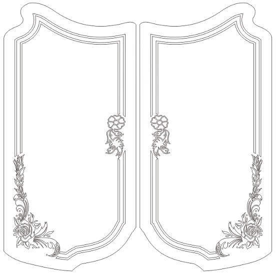 Grille Design Free DXF File