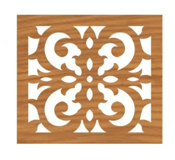 Grille Pattern Cnc File For Laser Cut Design Free DXF File