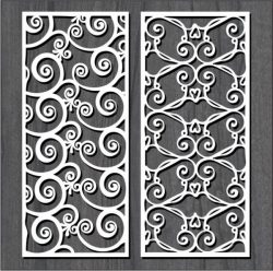 Hook Pattern For Laser Cut Cnc Free DXF File