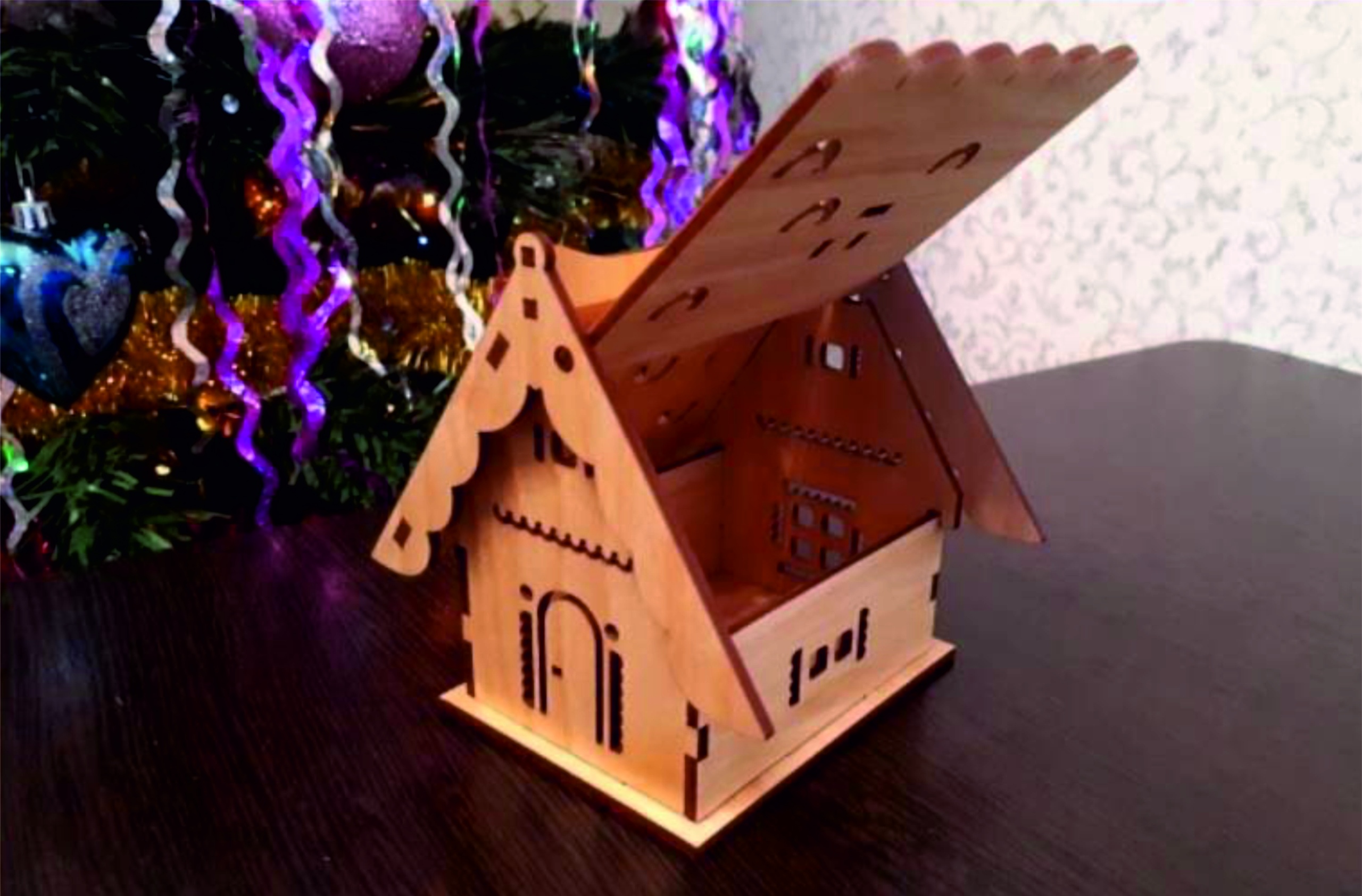 House For Laser Cut Free Vector File