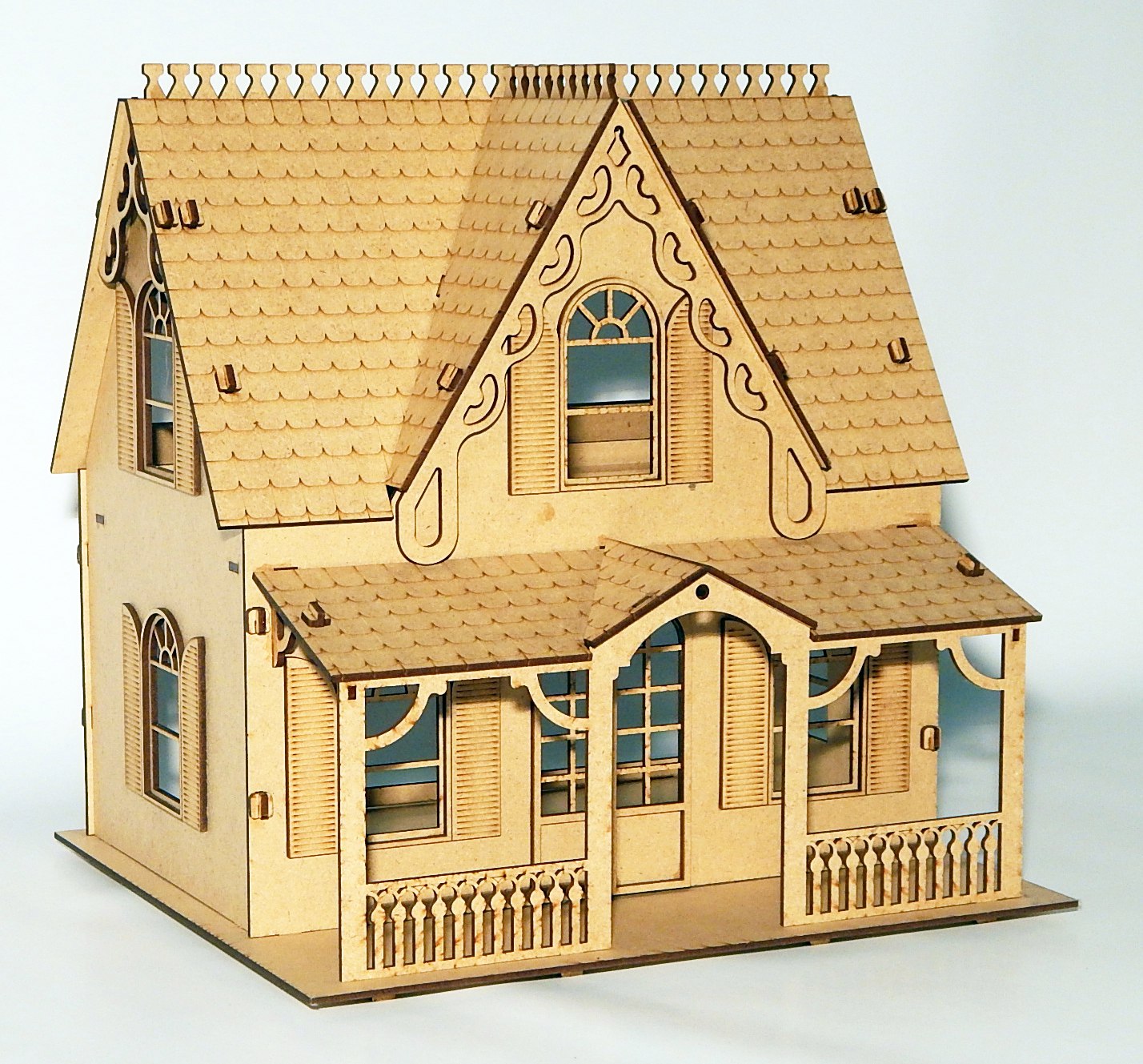 House Laser Cut 3d Puzzle Free Vector File