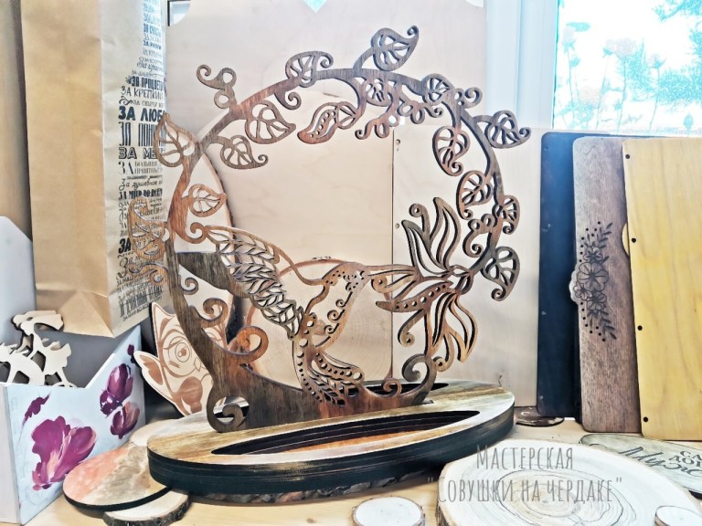 Hummingbird Rack Layoutfor Laser Cut Free Vector File