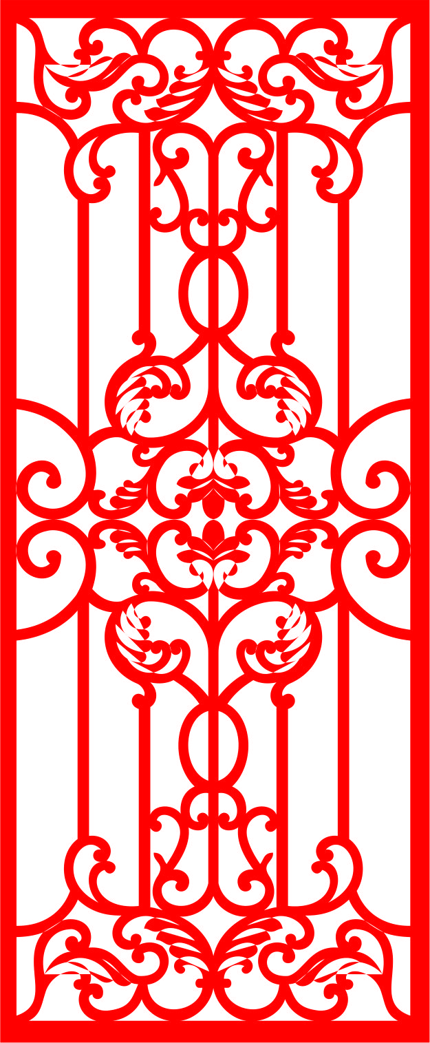 Jali Inspired Pattern Screen Free Vector File