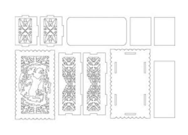 Jali Pattern Design Decor 222 Free DXF File