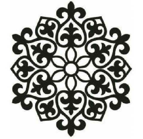 Jali Pattern Design Decor Round Free DXF File