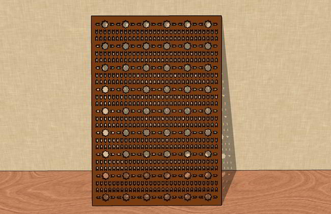 Laser Cut Abstract Grill Design Free Vector File