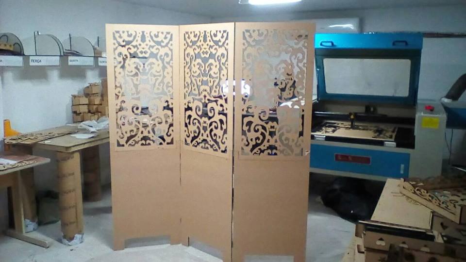 Laser Cut Biombo Modelo 01 Free Vector File