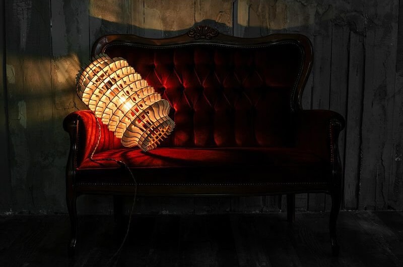 Laser Cut Chinese Tower Table Lamp Free Vector File