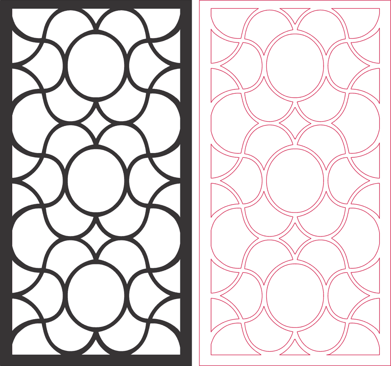 Laser Cut Cnc For Pattern Design Free DXF File