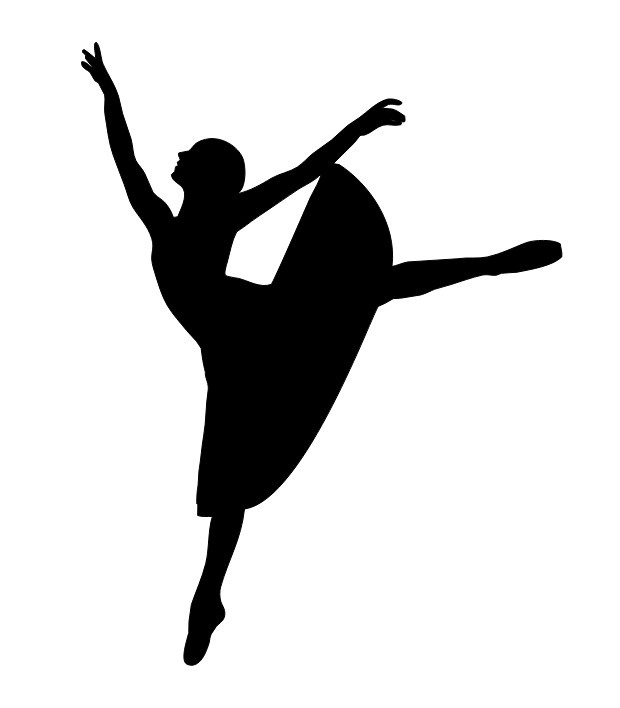 Laser Cut Dancing Girl Silhouettes Free Vector File