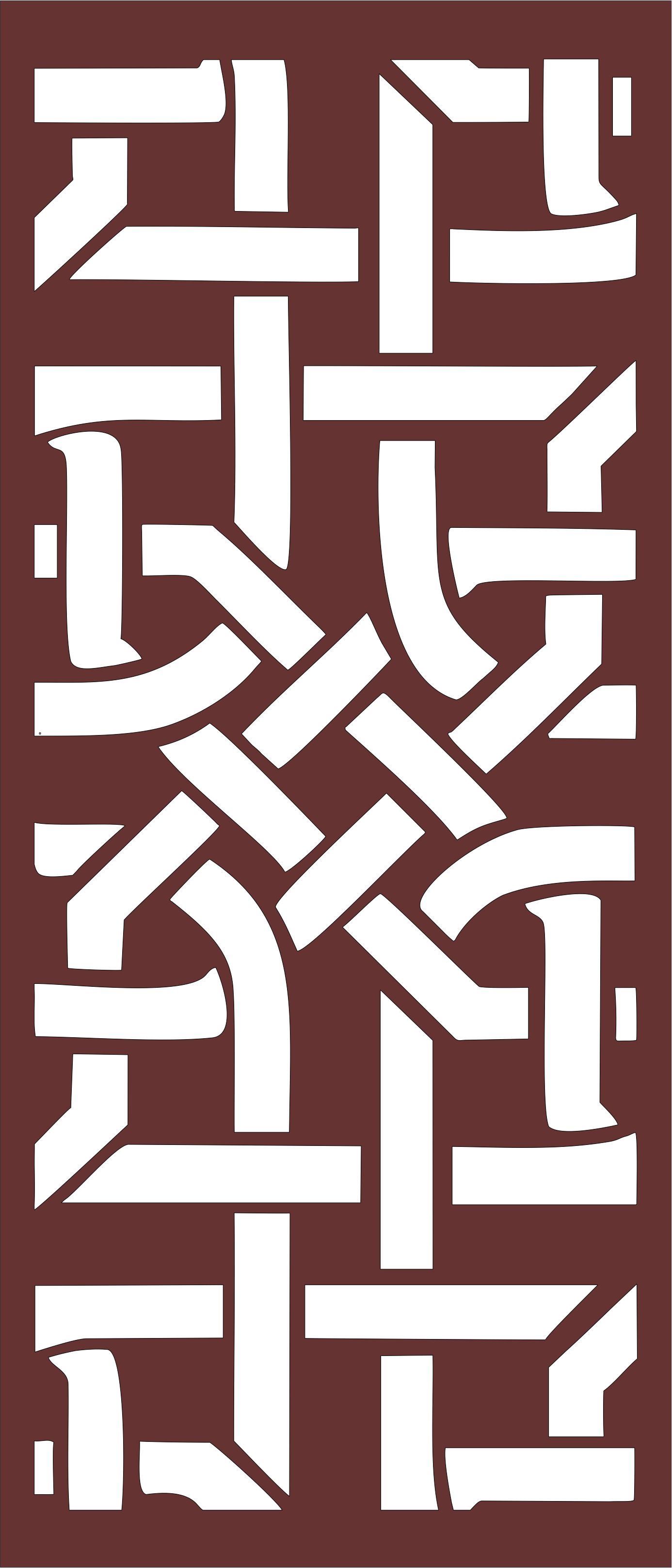 Laser Cut Decor Seamless Floral Lattice Free DXF File