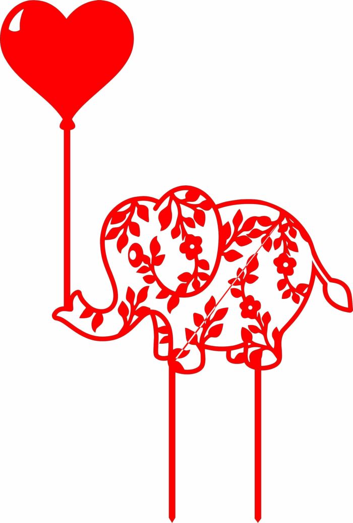 Laser Cut Decorative Topper Ornament Design Free Vector File