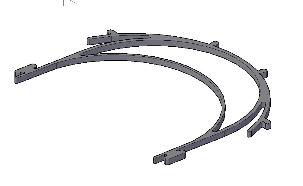 Laser Cut Face Shield Band Coronavirus Free DXF File