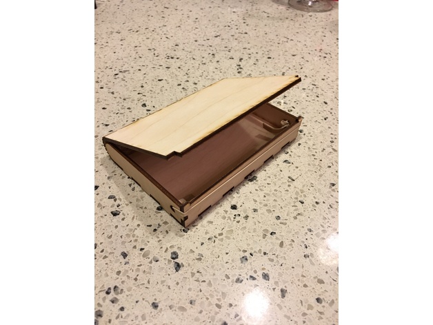 Laser Cut Flex Box v0.2 Free DXF File