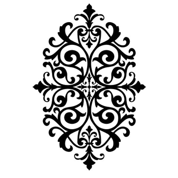 Laser Cut Floral Pattern Wallpaper Free DXF File
