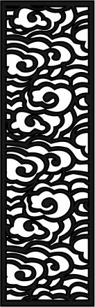 Laser Cut Geometric Jali Pattern Free Vector File