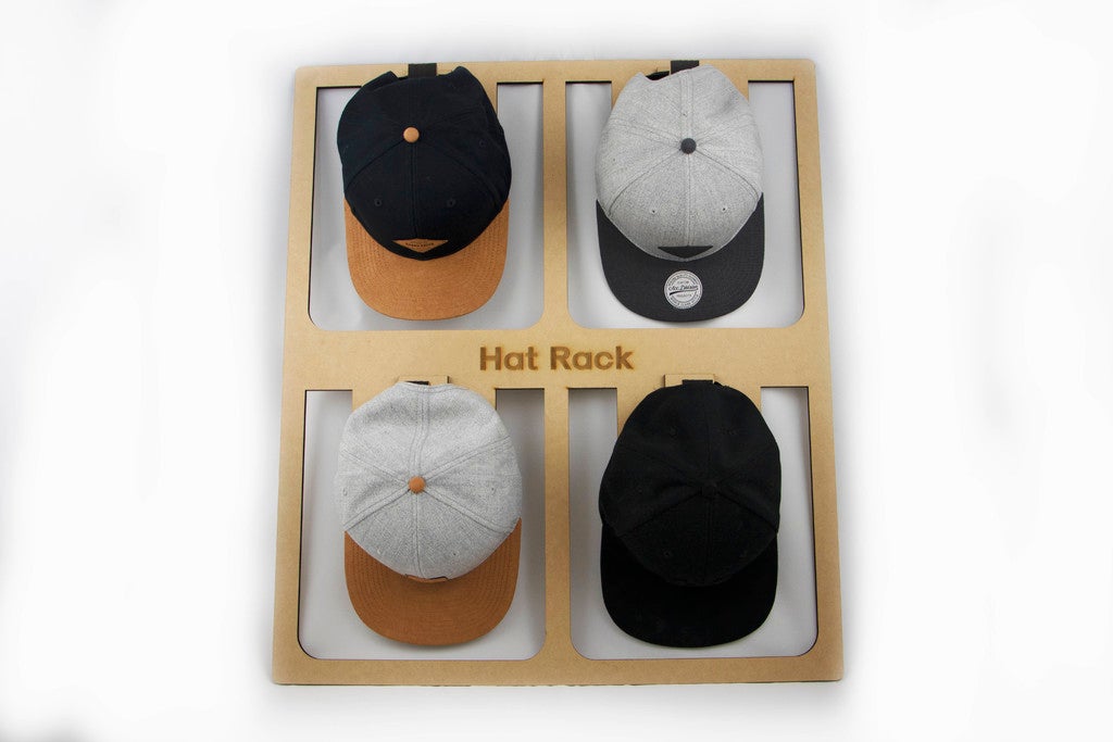Laser Cut Hat Rack 5mm Mdf Free DXF File