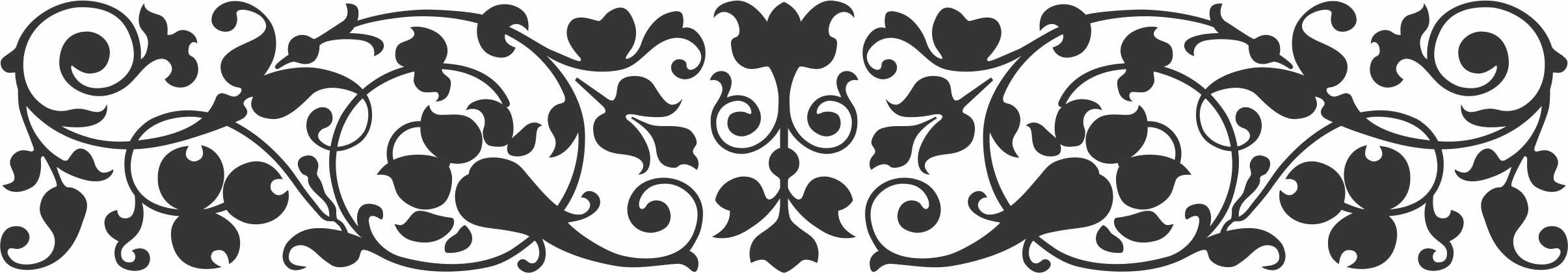 Laser Cut Jali Decor Border Design Free Vector File