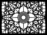 Laser Cut Jali Pattern Grill Design Free Vector File