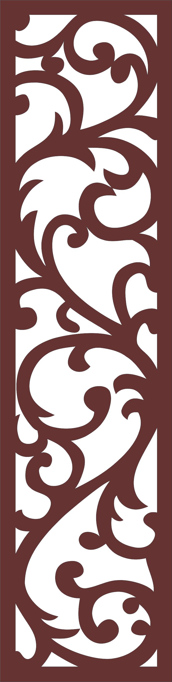 Laser Cut Living Room Lattice Seamless Pattern Free DXF File