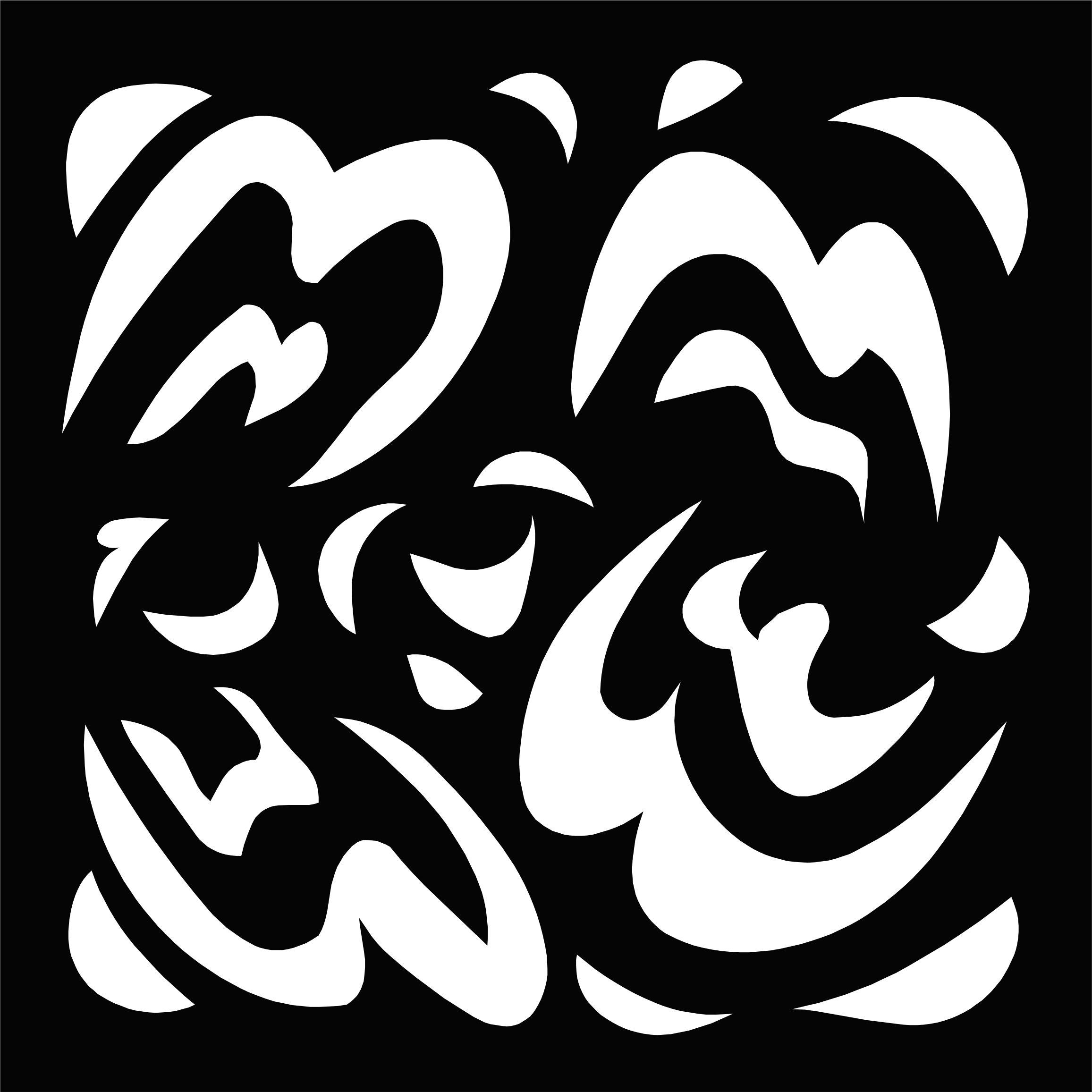Laser Cut Living Room Seamless Floral Floral Lattice Stencil Free DXF File