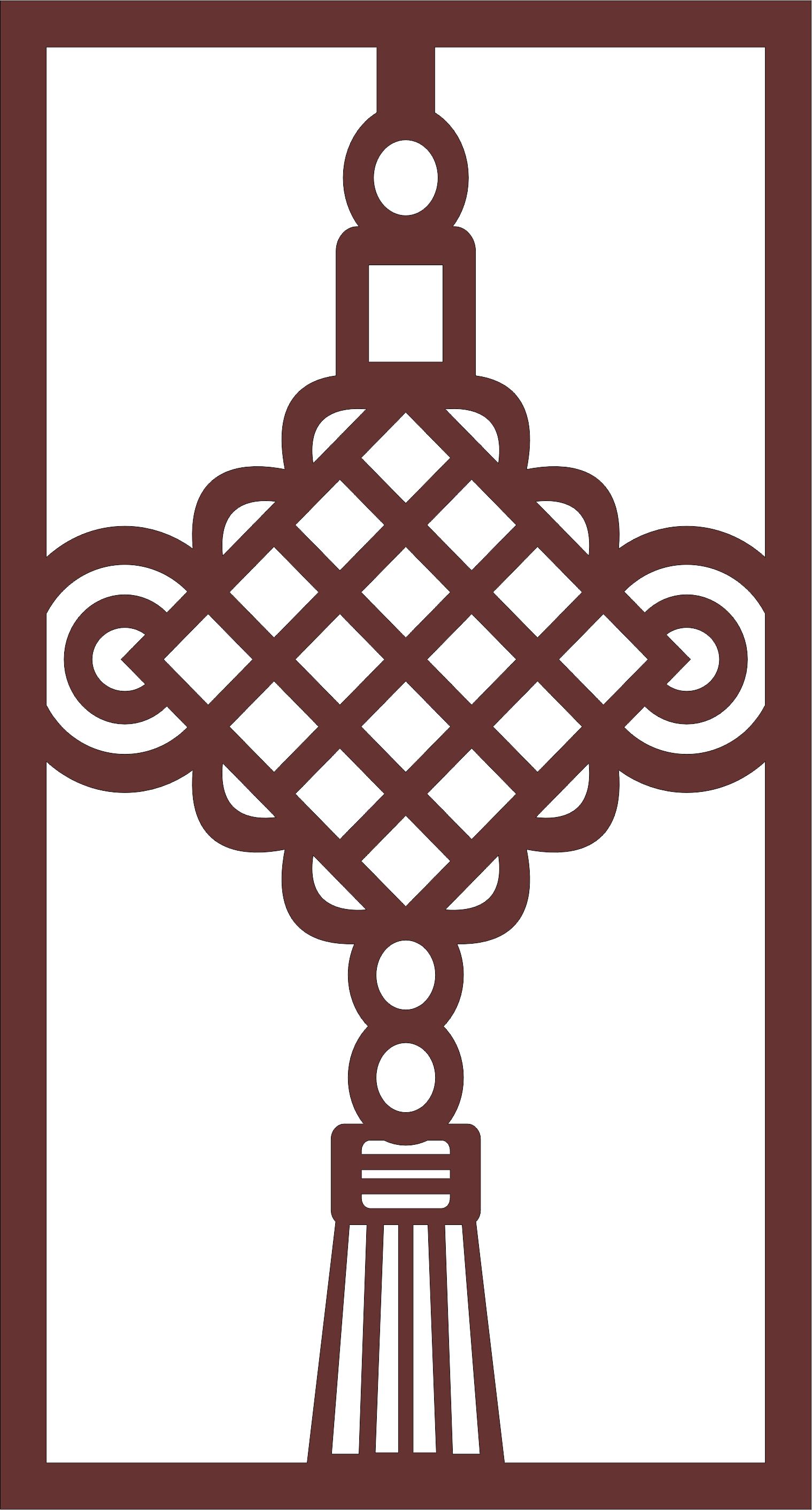 Laser Cut Living Room Seamless Floral Lattice Pattern Free DXF File