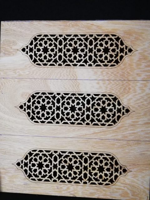Laser Cut Motif Design Free DXF File