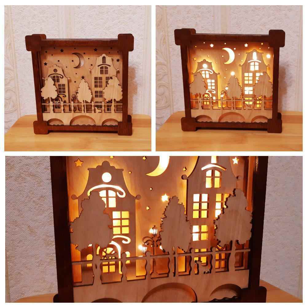Laser Cut Night Lamp Free Vector File