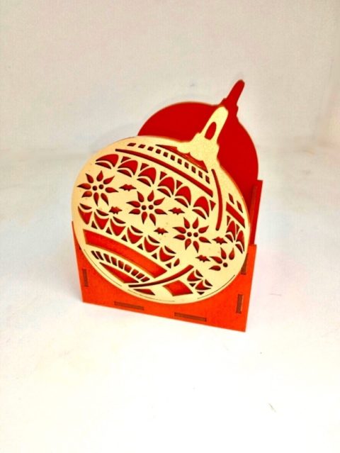 Laser Cut Ornament Shape Organizer Free Vector File