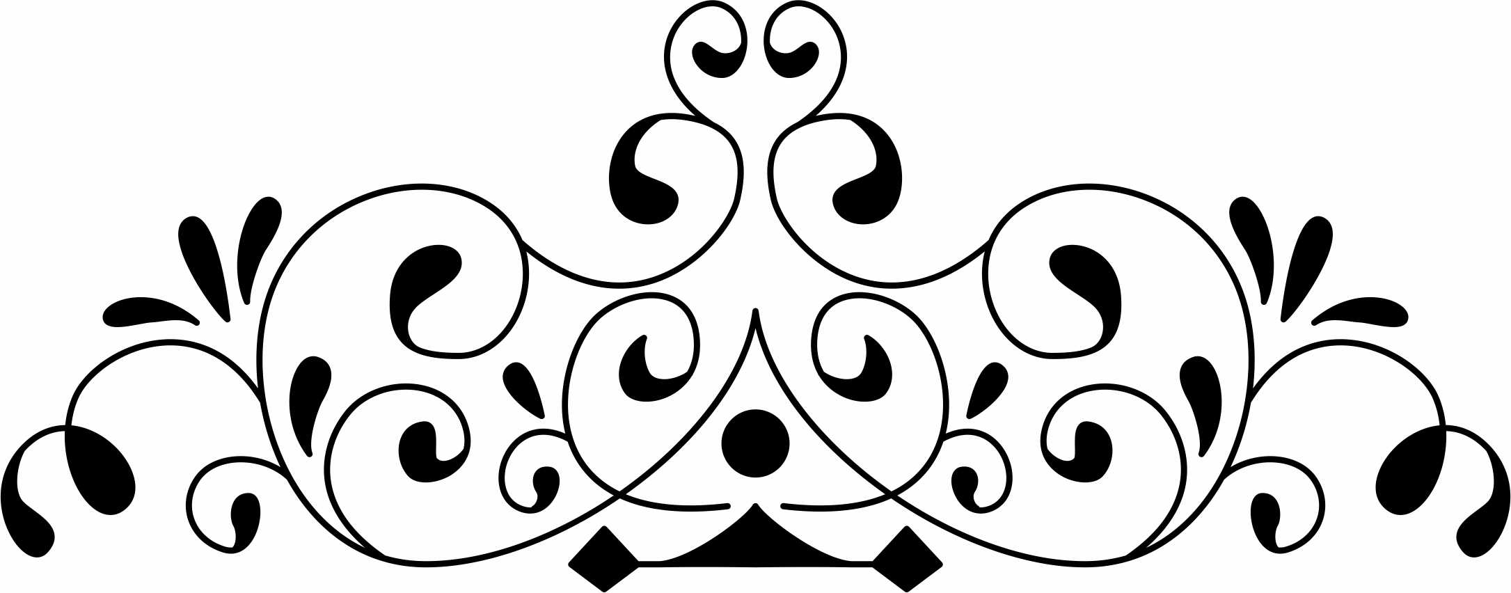 Laser Cut Ornamental Design Border Free DXF File