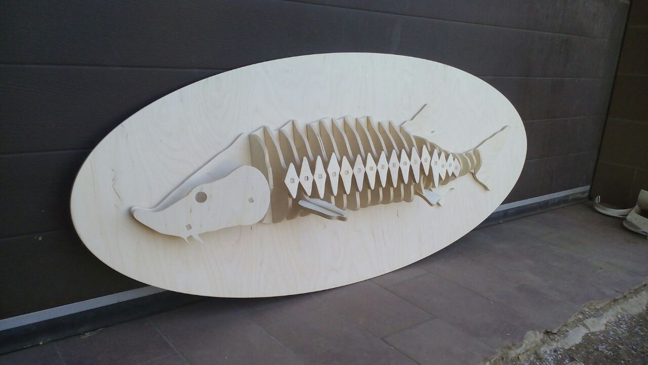 Laser Cut Osetr Panno Free DXF File