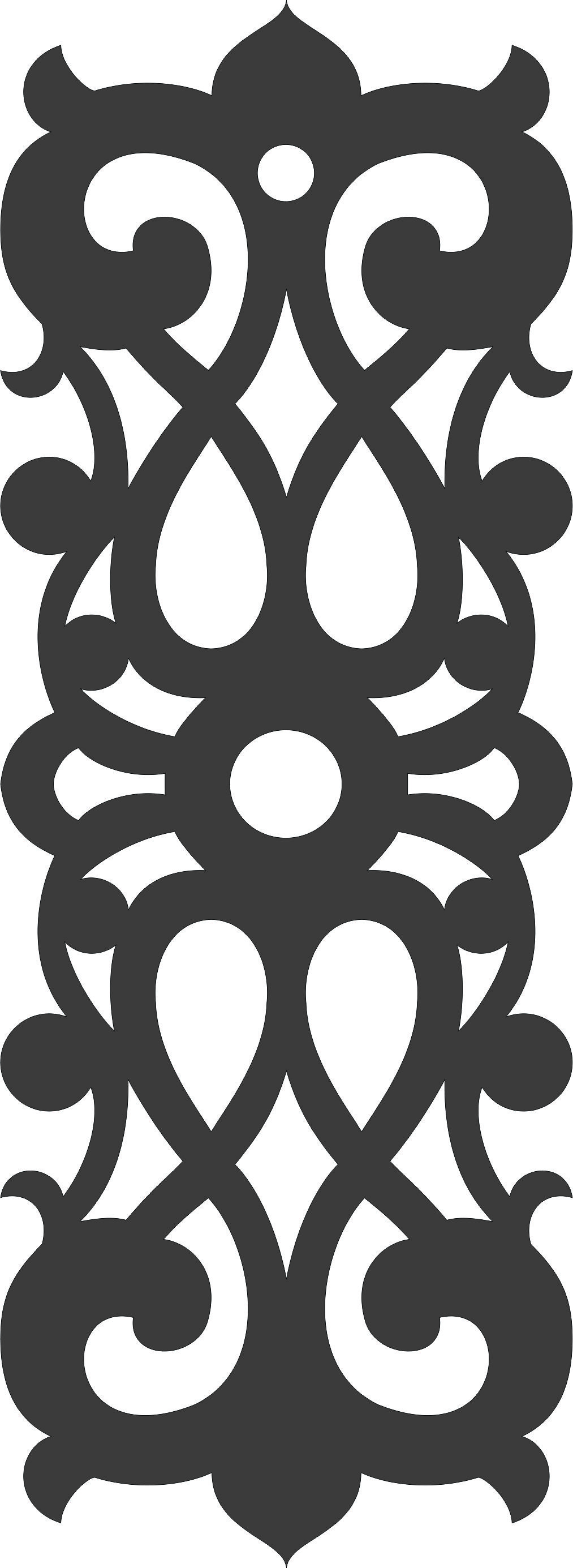 Laser Cut Panel Lattice Free DXF File