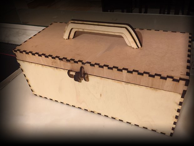 Laser Cut Tool Box Free Vector File