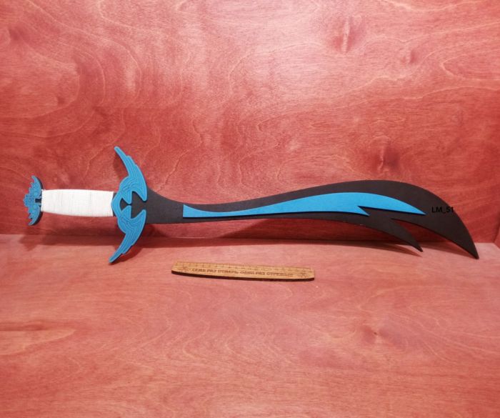 Laser Cut Toy Sword Free Vector File